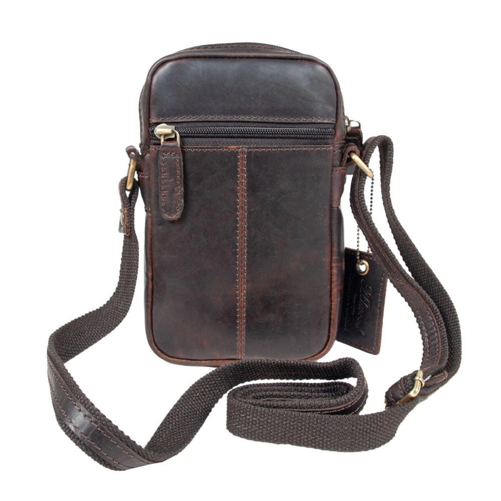 Cумка чоловіча Ashwood K41 Brown (Коричневий)