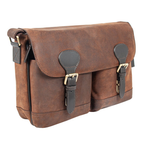 Cумка чоловіча для ноутбука 15,6 Ashwood Edward Oil Brown (Коричневий)