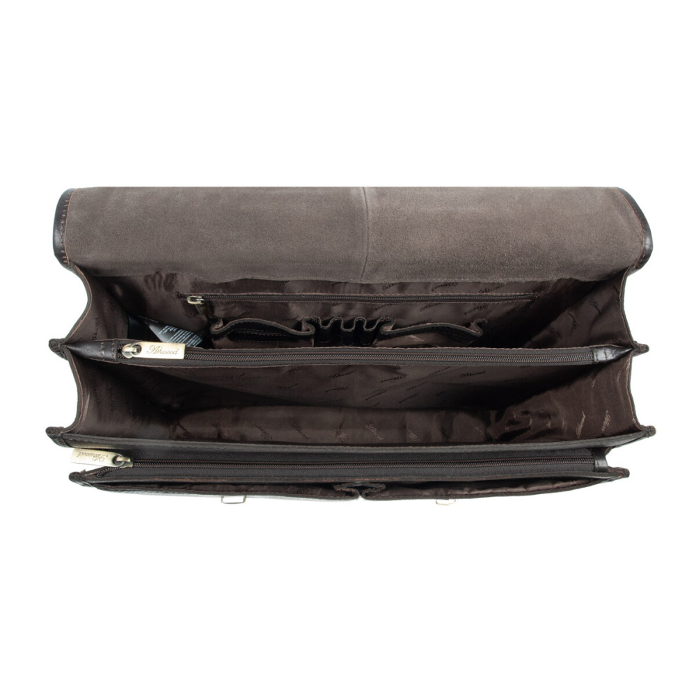 Портфель Ashwood Gareth Briefcase Brown (Коричневий)