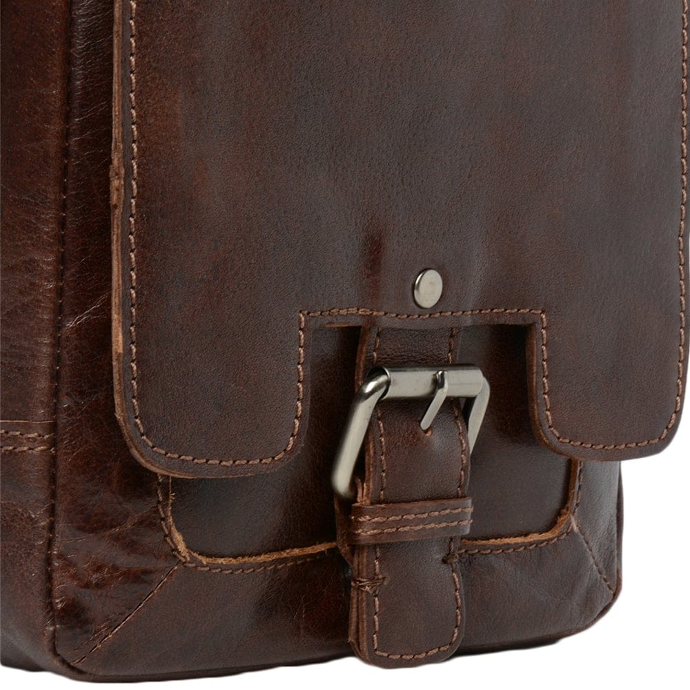 Сумка чоловіча Ashwood 8341 Tan (Коричневий)