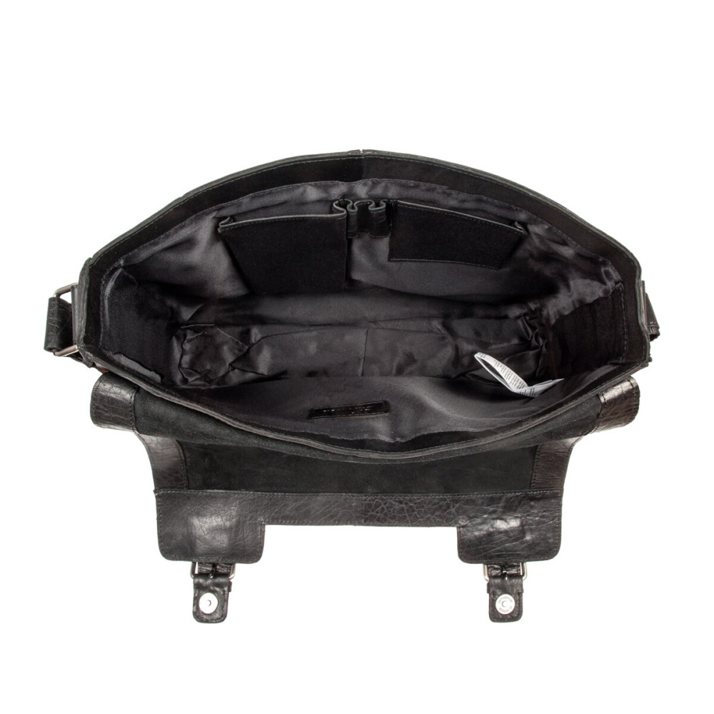 Сумка чоловіча для ноутбука 15,5 Ashwood 8343 Black (Чорний)
