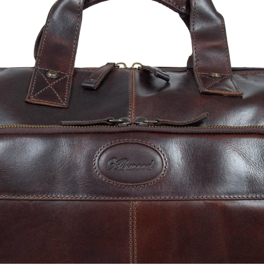 Чоловіча дорожня сумка Ashwood 8150 Brown (Коричневий)