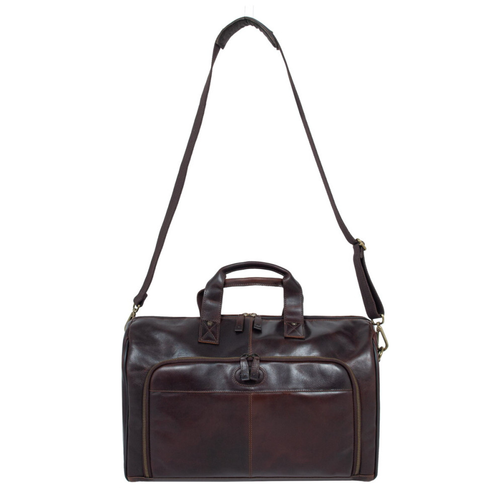 Чоловіча дорожня сумка Ashwood 8150 Brown (Коричневий)
