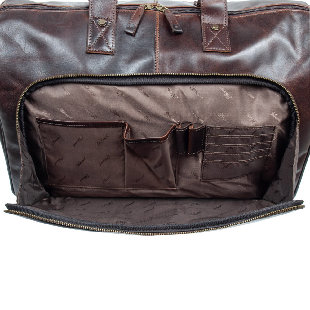 Чоловіча дорожня сумка Ashwood 8150 Brown (Коричневий)