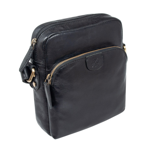 Сумка чоловіча Ashwood T79 Black (Чорний)