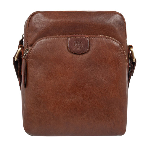 Сумка чоловіча Ashwood T79 Chestnut (Коричневий)