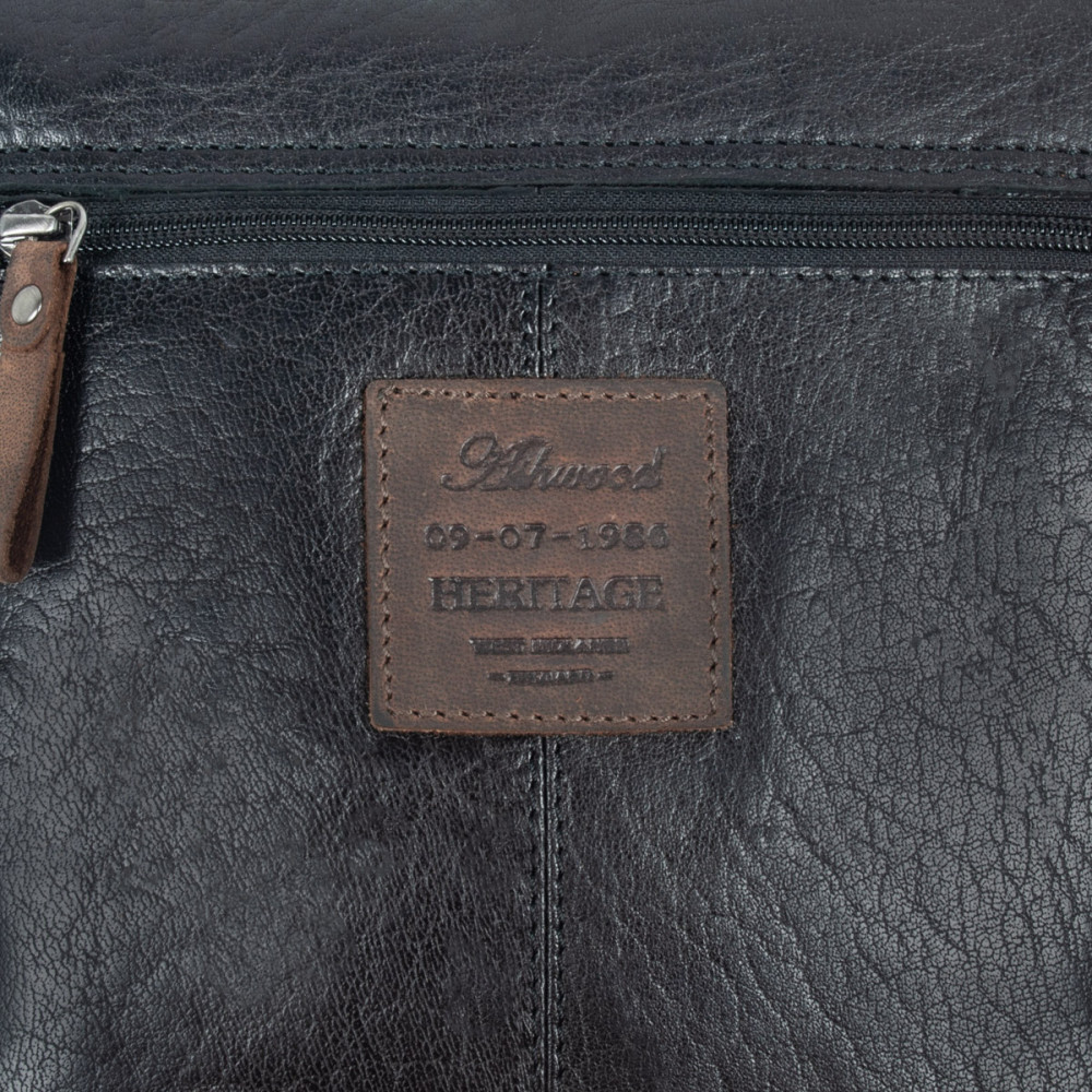 Сумка чоловіча Ashwood F84 Black/Mud (Чорний)
