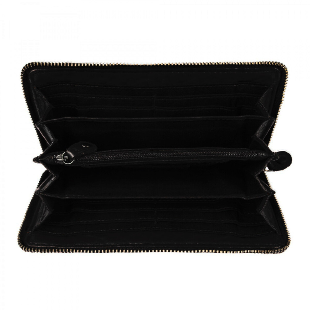Вінтажний гаманець жіночий Ashwood D81 Black (Чорний)