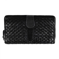 Винтажный кошелек женский Ashwood D84 Black