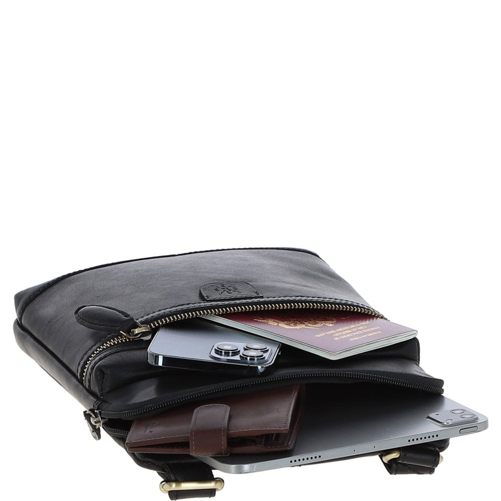 Сумка чоловіча Ashwood T71 (Black)