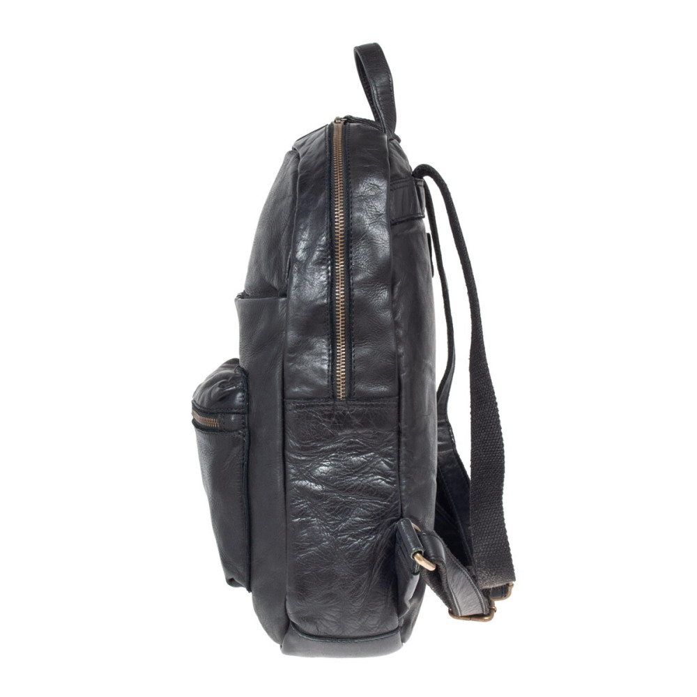 Вінтажний шкіряний рюкзак Ashwood Ruben (Black)
