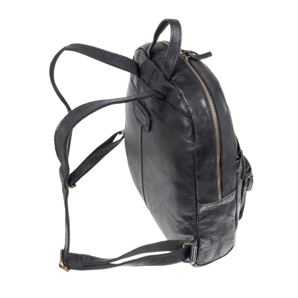 Вінтажний шкіряний рюкзак Ashwood Ruben (Black)