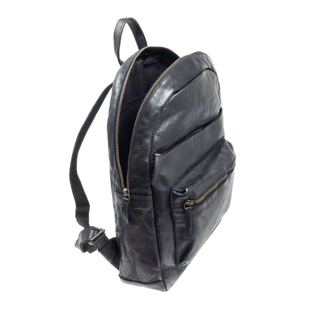 Вінтажний шкіряний рюкзак Ashwood Ruben (Black)