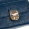 Женский кожаный кошелек Ashwood Y50 Navy (Темно-синий)