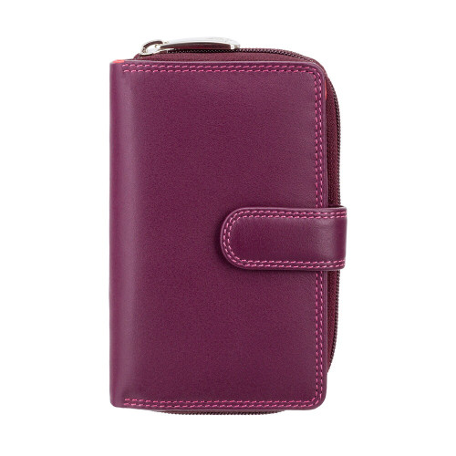 Шкіряний жіночий гаманець Visconti R13 - Carmelo (plum multi)