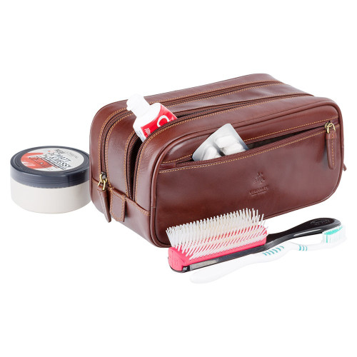 Чоловічий шкіряний несесер Visconti MZ100 Naples (brown)