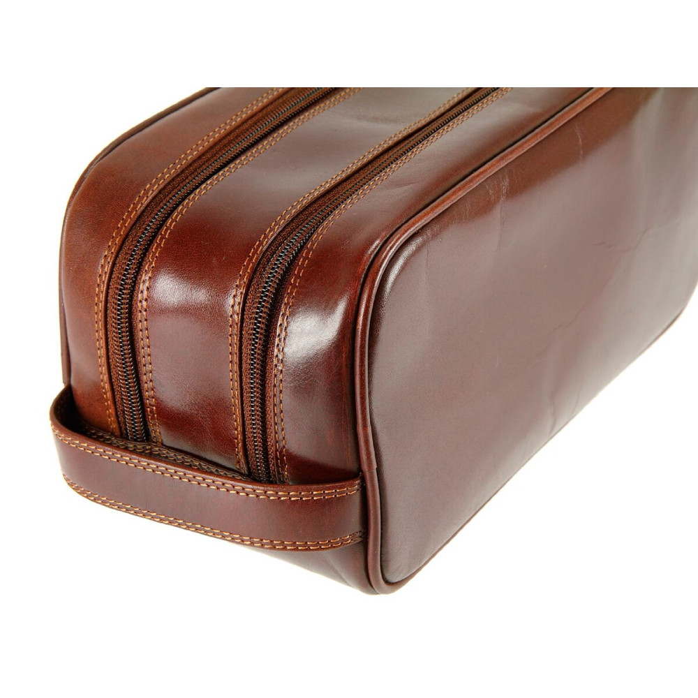 Мужской кожаный несессер Visconti MZ100 Naples (brown)