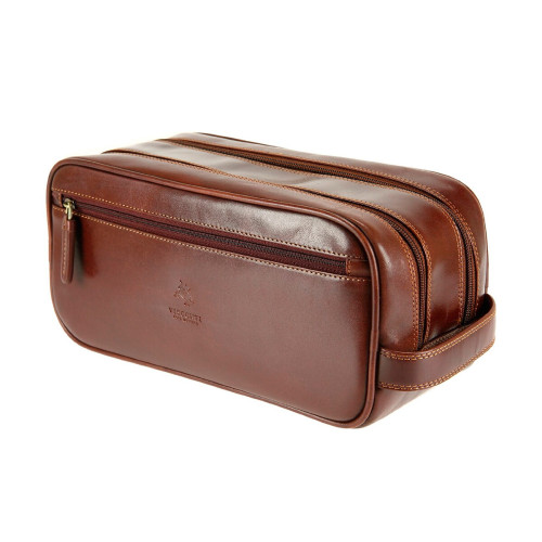 Чоловічий шкіряний несесер Visconti MZ100 Naples (brown)