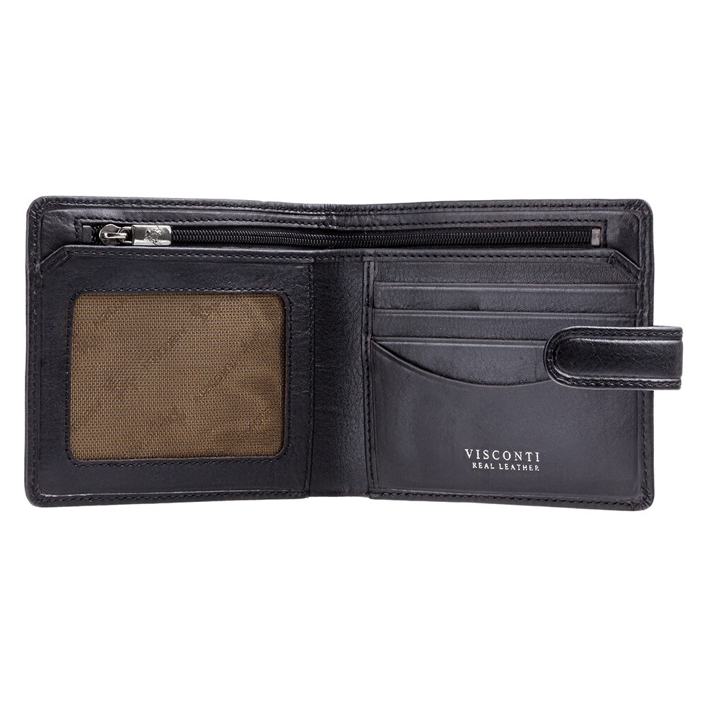 Мужской кошелек Visconti TSC41 - Massa (Black) 