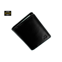 Кожаная кредитница-визитница с RFID Visconti TSC40 - Camper (black) 