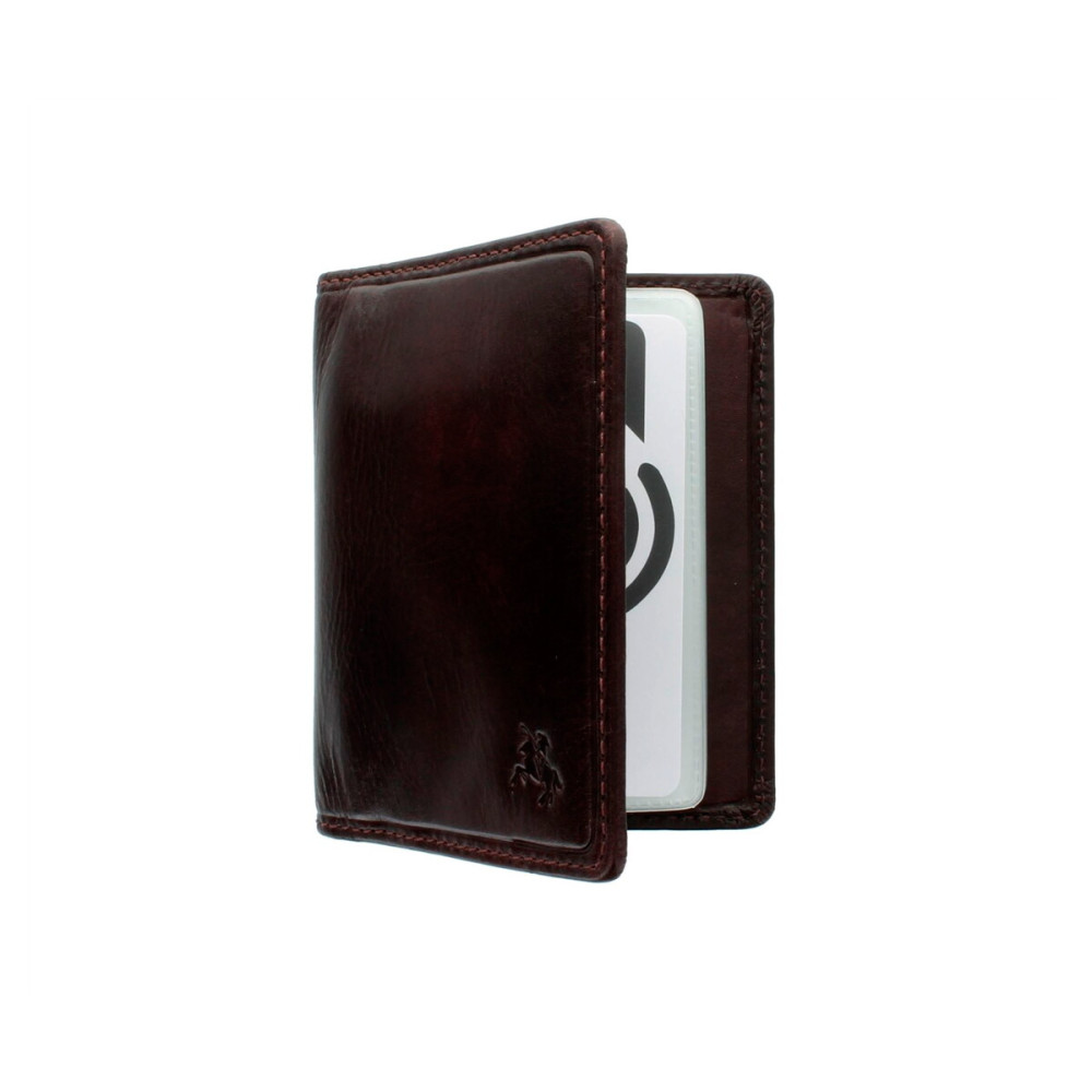 Кожаная кредитница-визитница с RFID Visconti TSC40 - Camper (brown) 