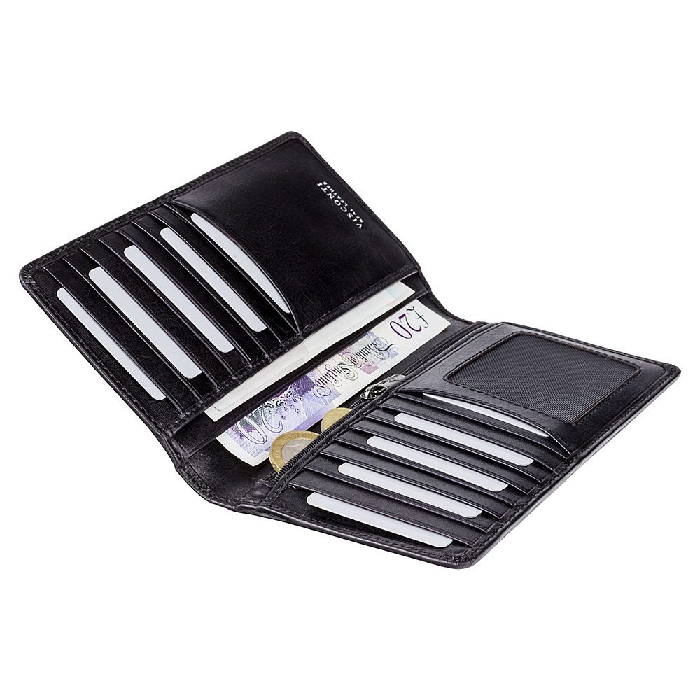 Мужской купюрник Visconti TSC45 с RFID Carrara (Black) 