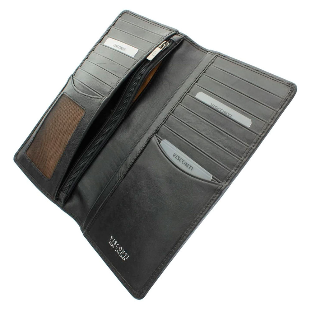 Мужской купюрник Visconti TSC45 с RFID Carrara (Black) 