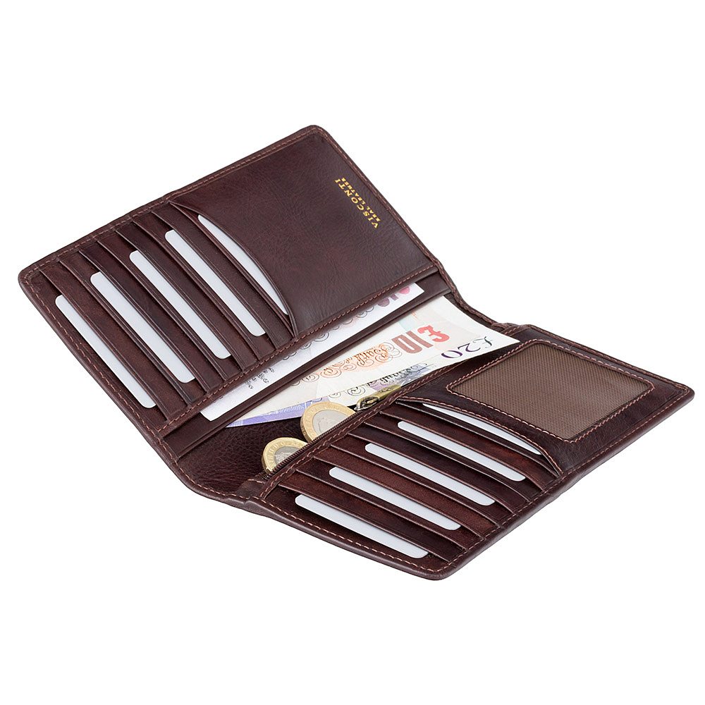 Мужской купюрник Visconti TSC45 с RFID - Carrara (Brown) 