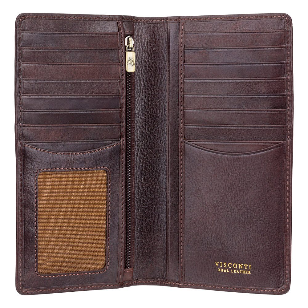 Мужской купюрник Visconti TSC45 с RFID - Carrara (Brown) 