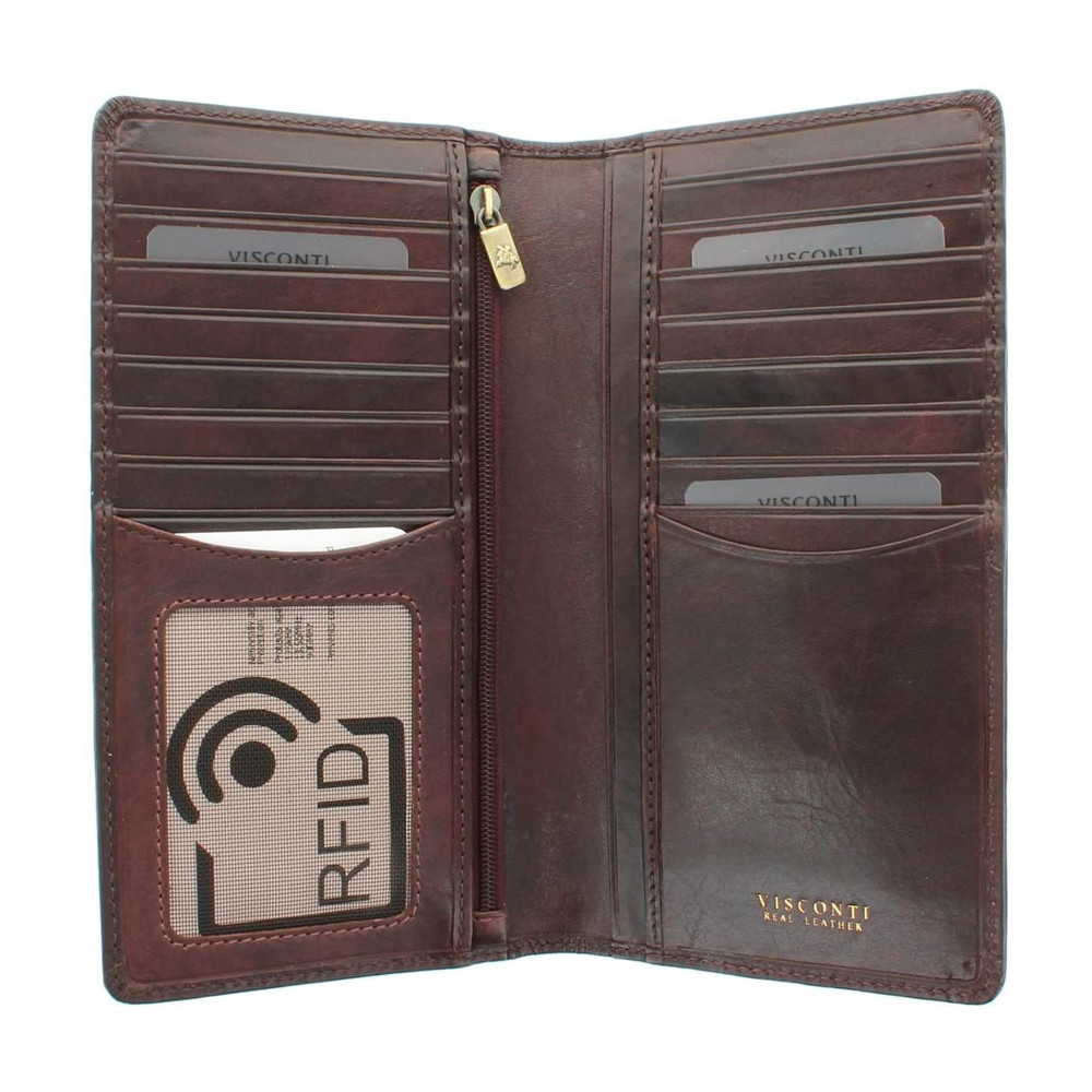 Мужской купюрник Visconti TSC45 с RFID - Carrara (Brown) 