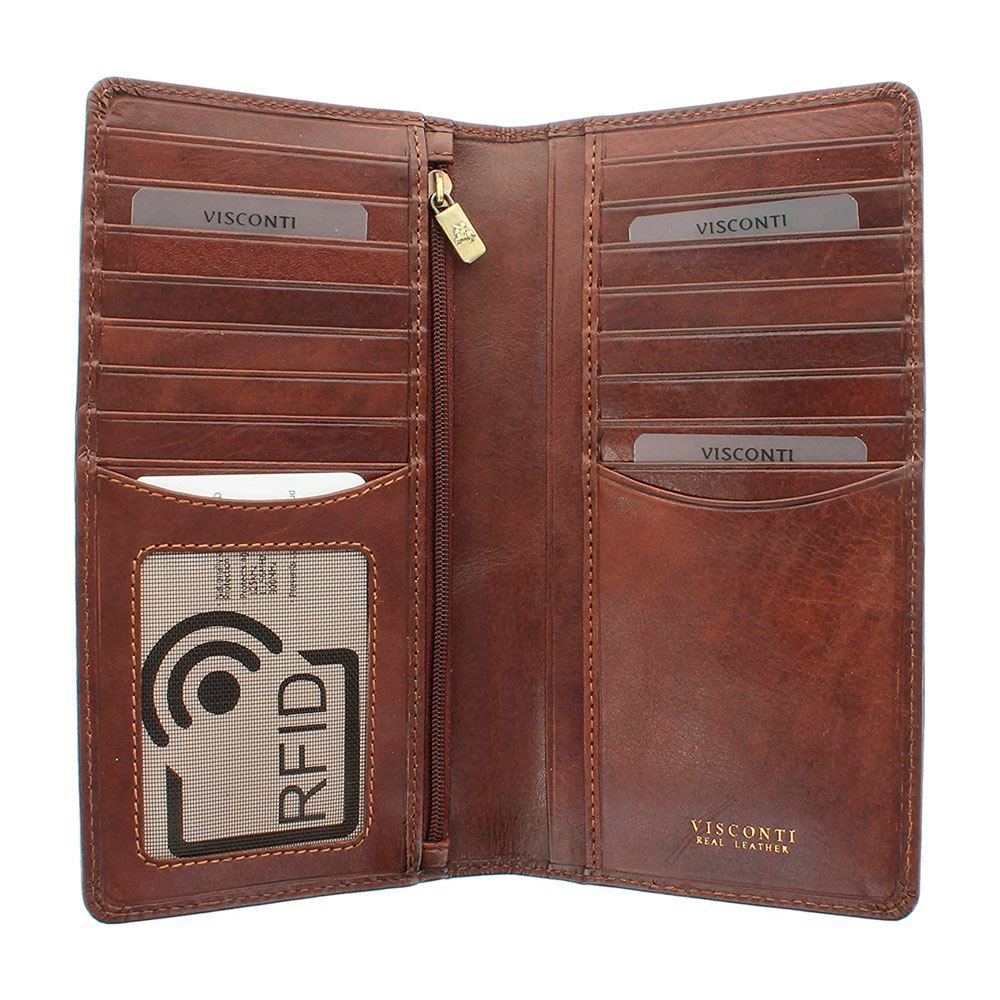 Мужской купюрник Visconti TSC45 с RFID - Carrara (Tan) 