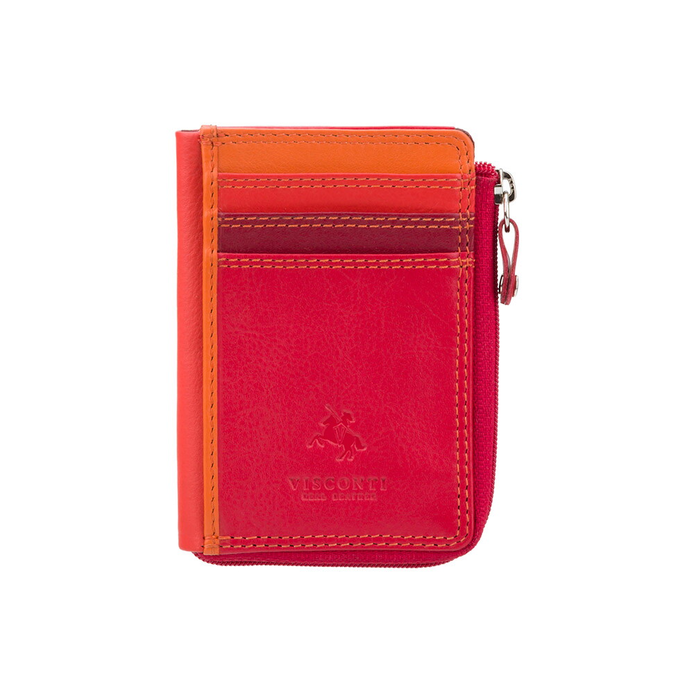 Маленький женский кошелек Vіsconti RB110 - Phi Phi (Red Multi)
