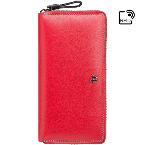 Жіночий гаманець Visconti SP33 із захистом RFID Iris (Red Multi)