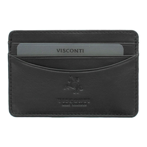 Шкіряна кредитниця Visconti VSL25 з RFID - (black)