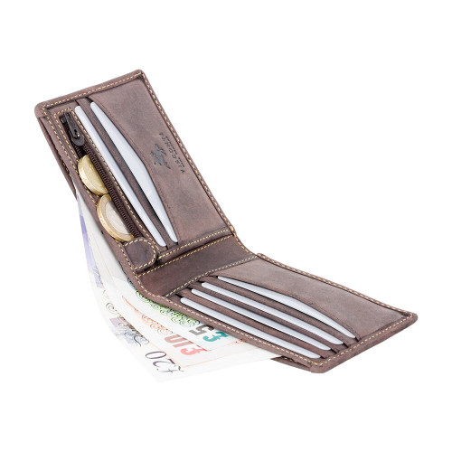 Мужской кошелек Visconti VSL20 с RFID - (Oil Brown) 
