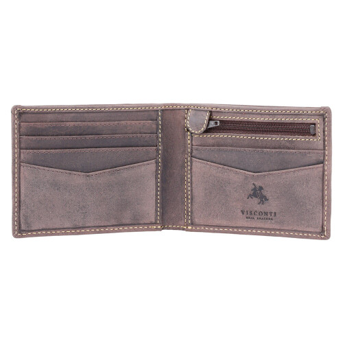 Мужской кошелек Visconti VSL20 с RFID - (Oil Brown) 