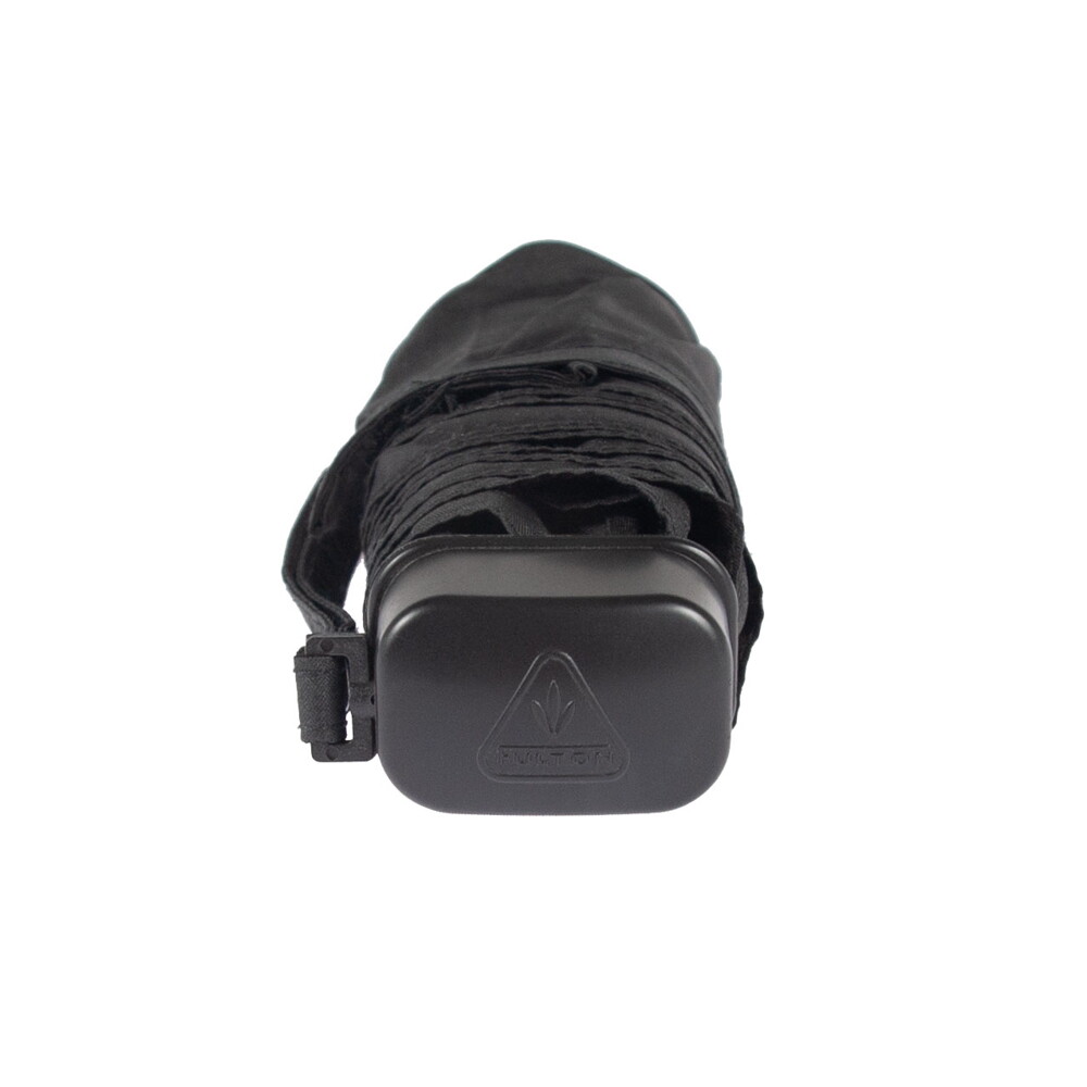 Зонт унисекс Fulton Miniflat-1 - L339 - Black (Черный)