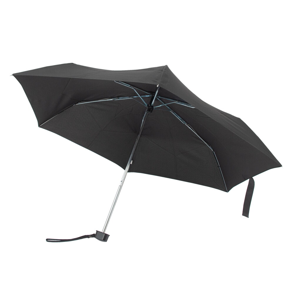 Зонт унисекс Fulton Miniflat-1 - L339 - Black (Черный)