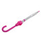 Женский прозрачный зонт-трость Fulton Birdcage-1 L041 Pink (Розовый)