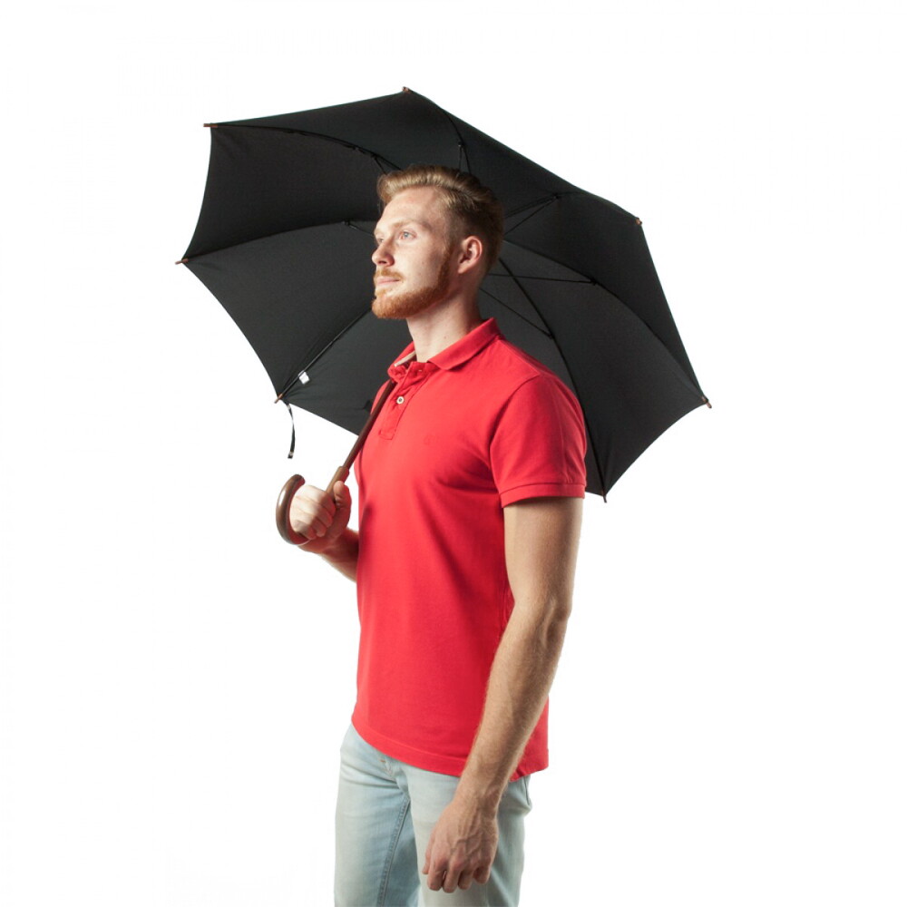 Зонт-трость Fulton Kensington-1 L776 Black (Черный) 