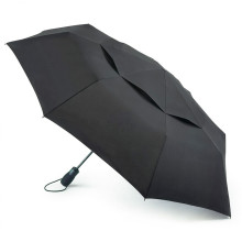 Мужской зонт автомат с большим куполом Fulton Tornado G840 Black (Черный) 