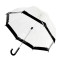 Детский прозрачный зонт-трость Fulton Funbrella-2 C603 Black (Черный)