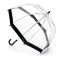 Детский прозрачный зонт-трость Fulton Funbrella-2 C603 Black (Черный) Детский прозрачный зонт-трость Fulton Funbrella-2 C603 Black (Черный)