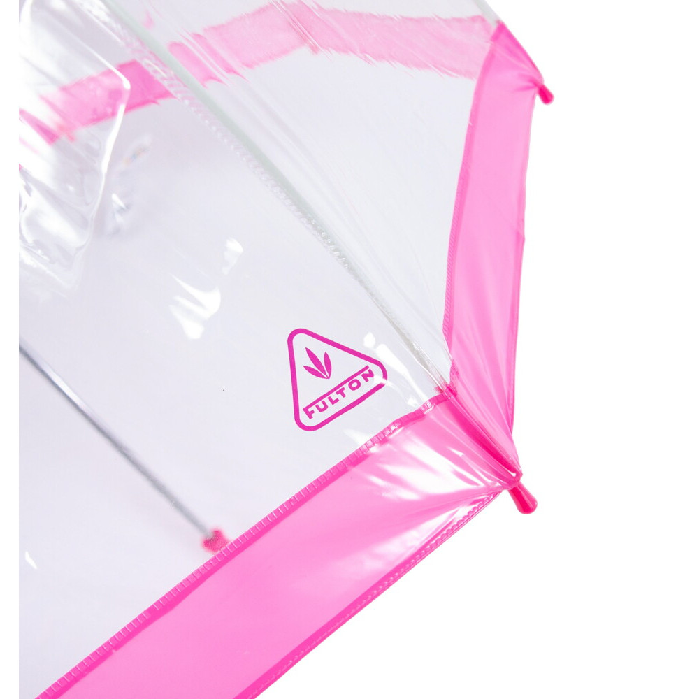 Детский прозрачный зонт-трость Fulton Funbrella-2 C603 Pink (Розовый)