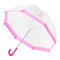Детский прозрачный зонт-трость Fulton Funbrella-2 C603 Pink (Розовый)