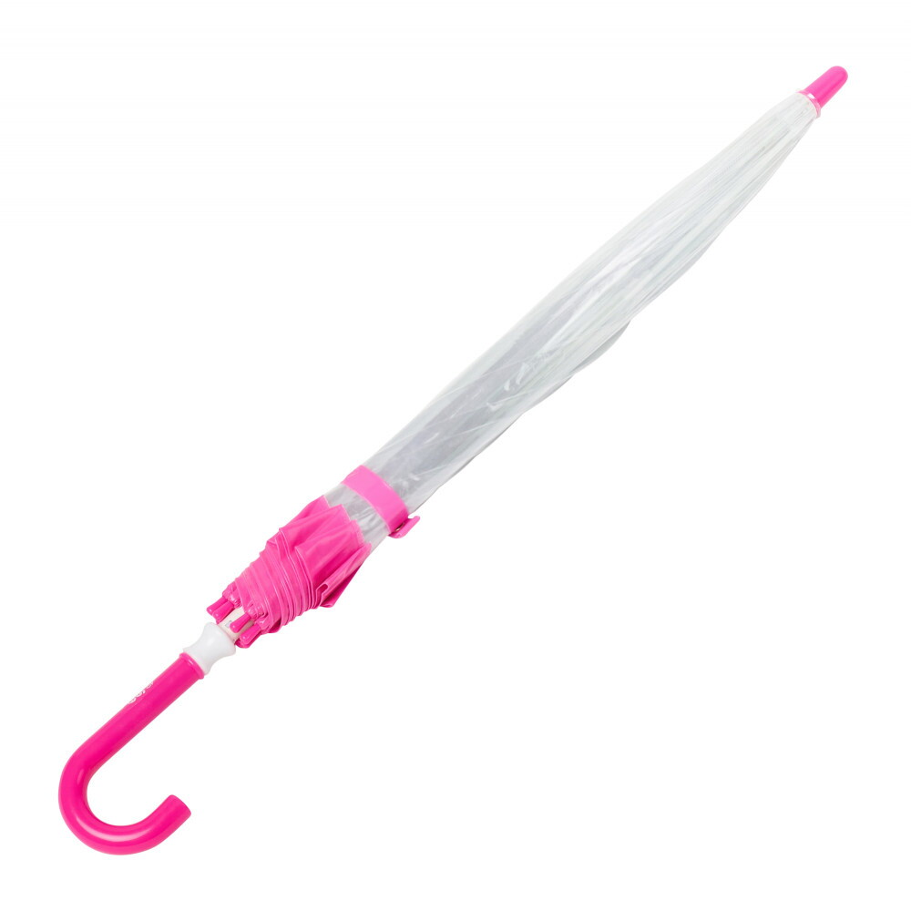 Детский прозрачный зонт-трость Fulton Funbrella-2 C603 Pink (Розовый)