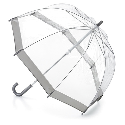 Дитяча прозора парасолька-тростина Fulton Funbrella-2 C603 Silver (Срібний)