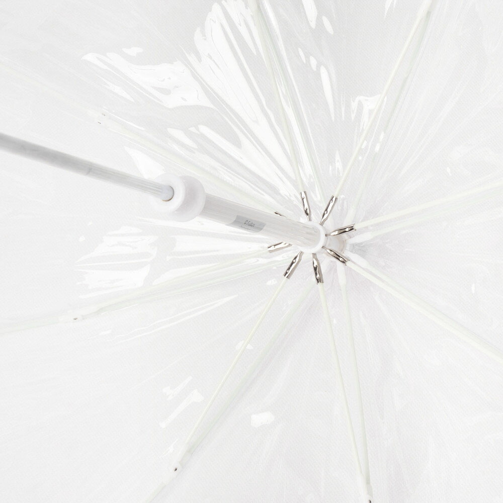 Детский прозрачный зонт-трость Fulton Funbrella-2 C603 Silver (Серебряный)