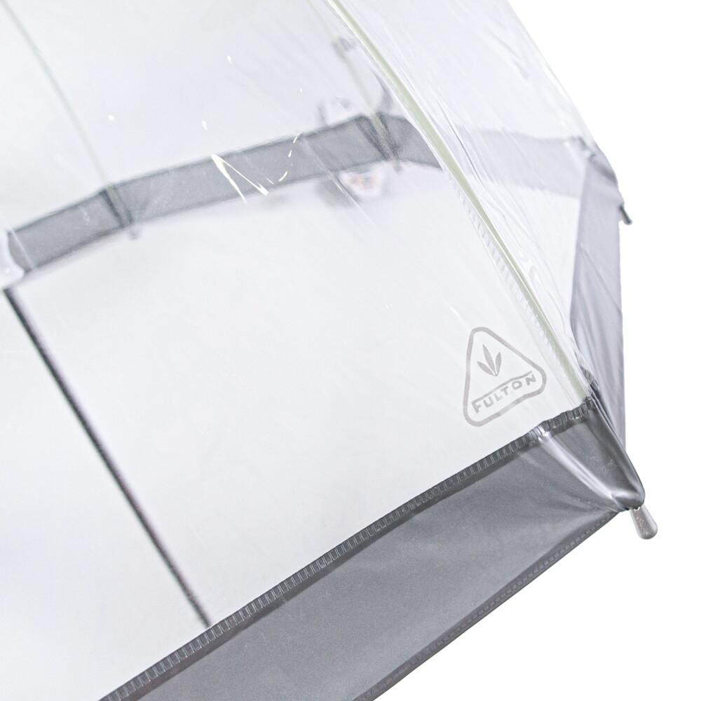 Детский прозрачный зонт-трость Fulton Funbrella-2 C603 Silver (Серебряный)