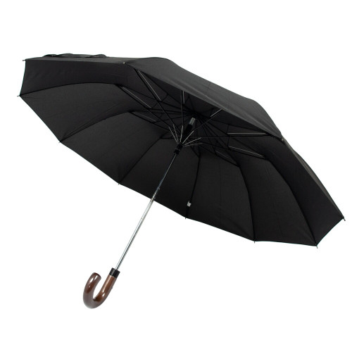 Чоловіча парасолька напівавтомат Fulton Magnum-1 Auto G512 Black (Чорний)